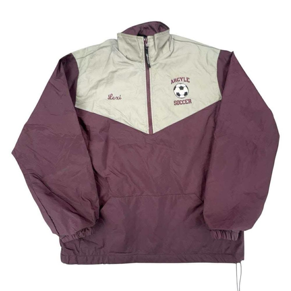 Argyle Scots Soccer Boathouse Pullover Jacket Lexi Embroidered Small windbreaker